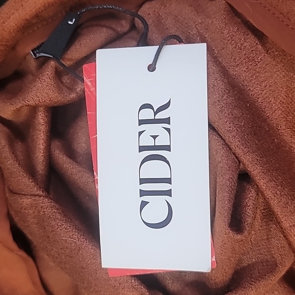 Cider brand brown skirt and crop top fringe set top small skirt large mini skirt - Picture 9 of 15